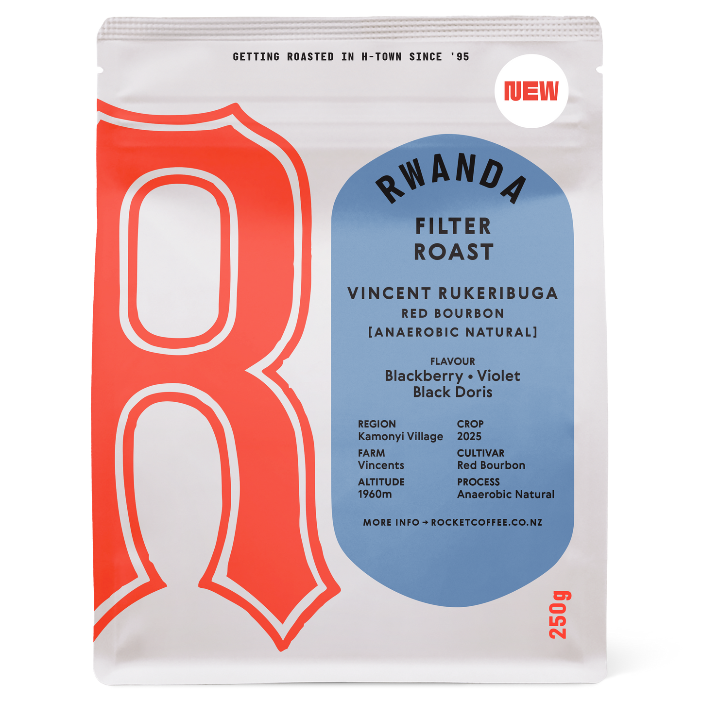 Vincent Rukeribuga - Red Bourbon [anaerobic natural] filter roast