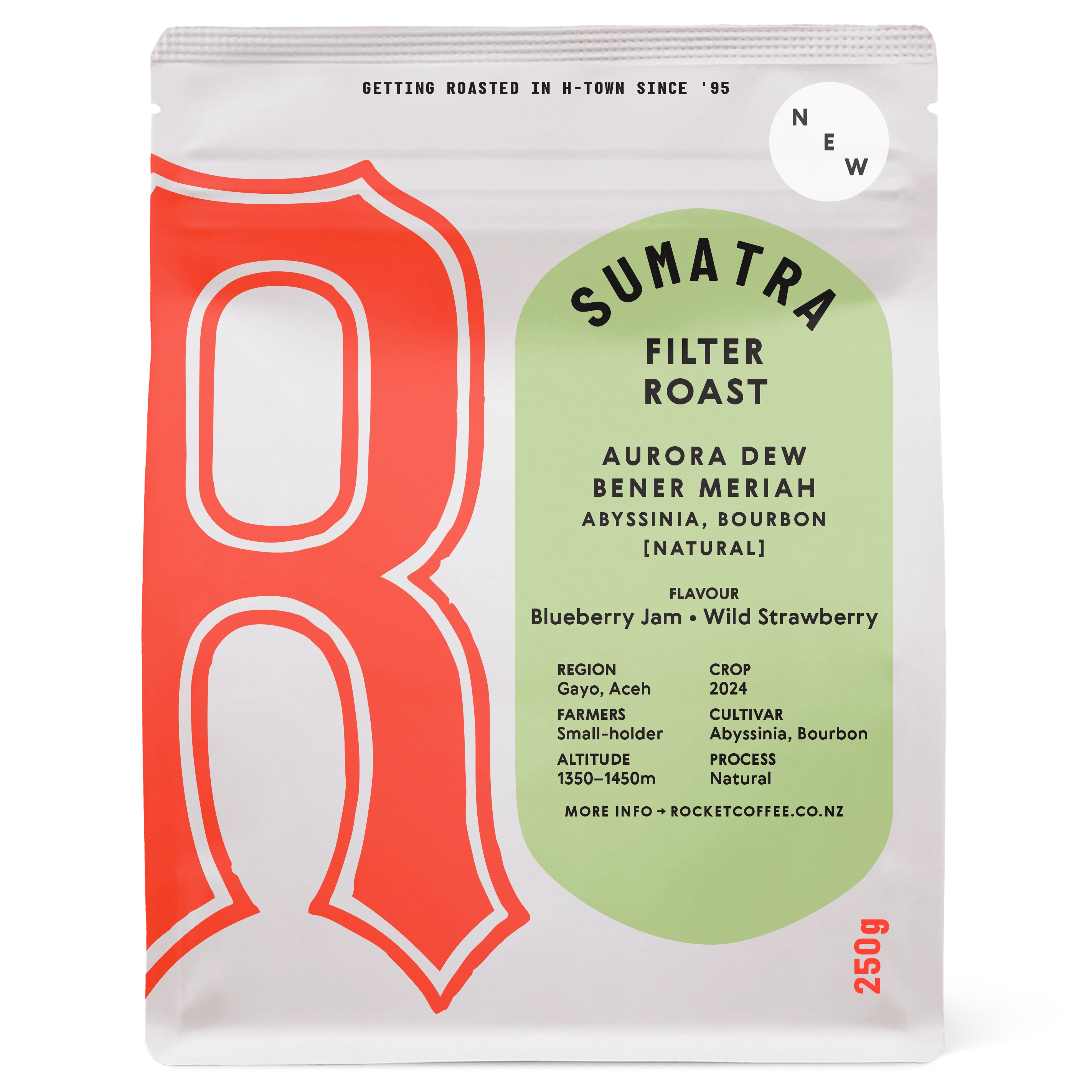 Aurora Dew Bener Meriah - Abyssinia, Bourbon [natural] filter roast