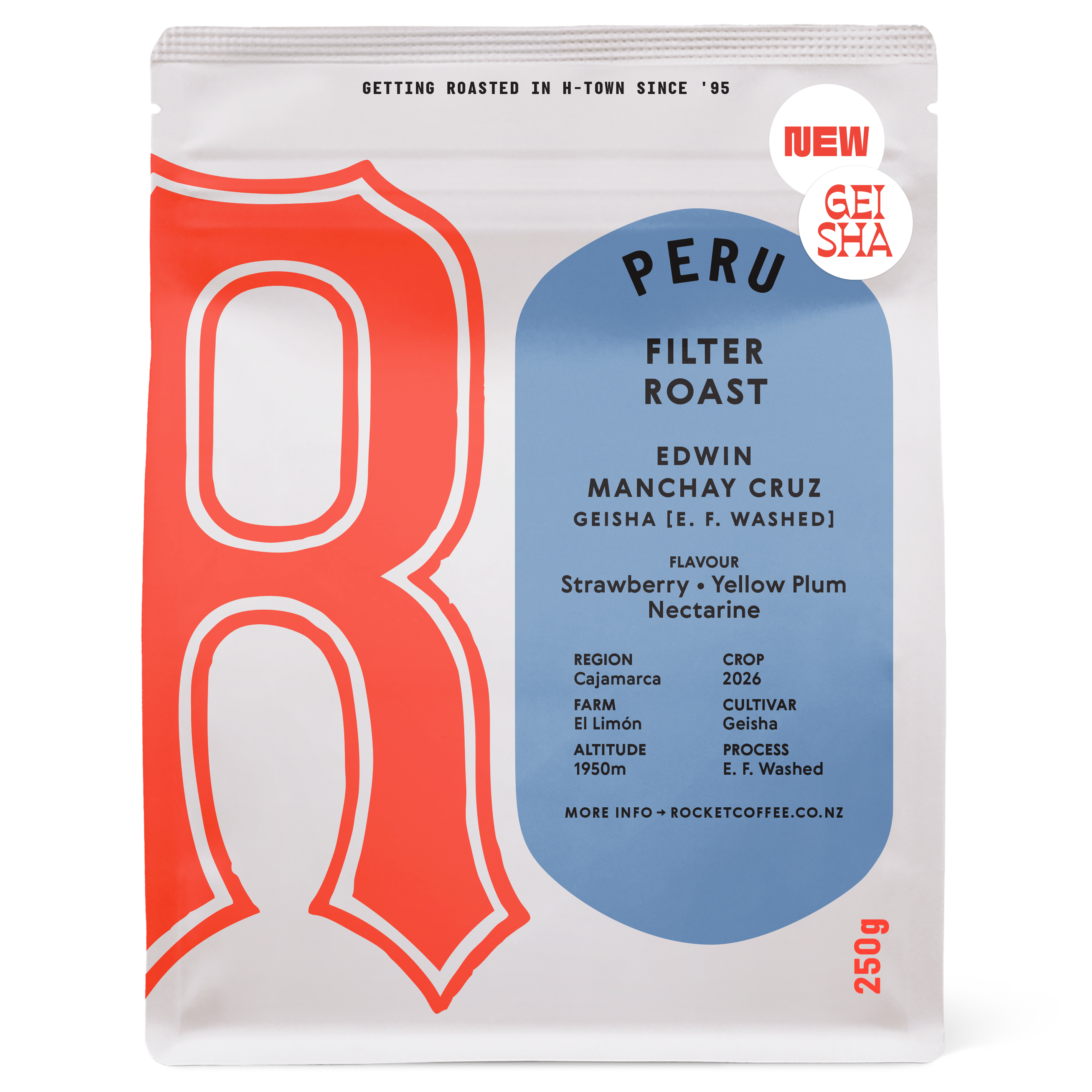 Edwin Manchay Cruz- Geisha [E. F. washed] filter roast