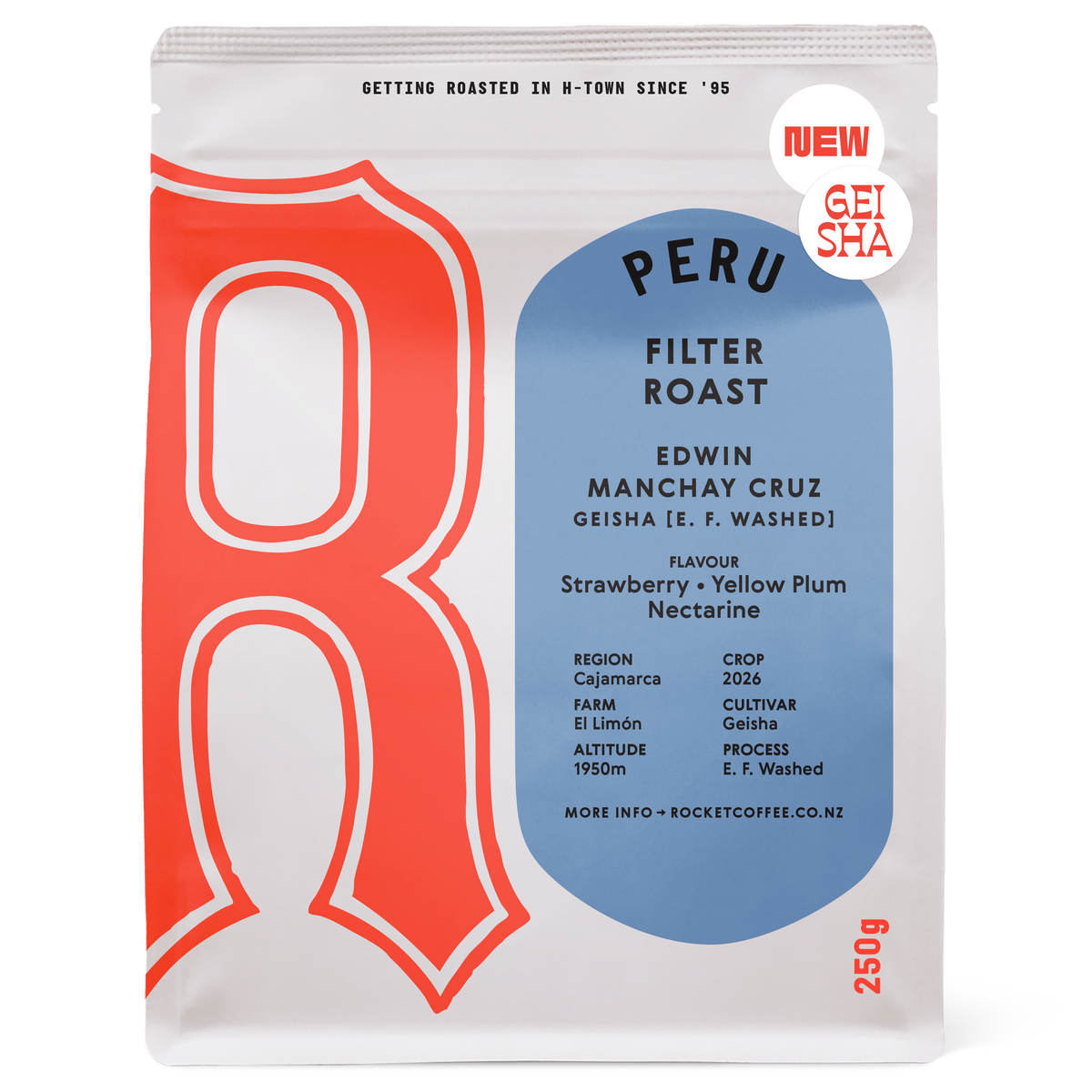 Edwin Manchay Cruz- Geisha [E. F. washed] filter roast