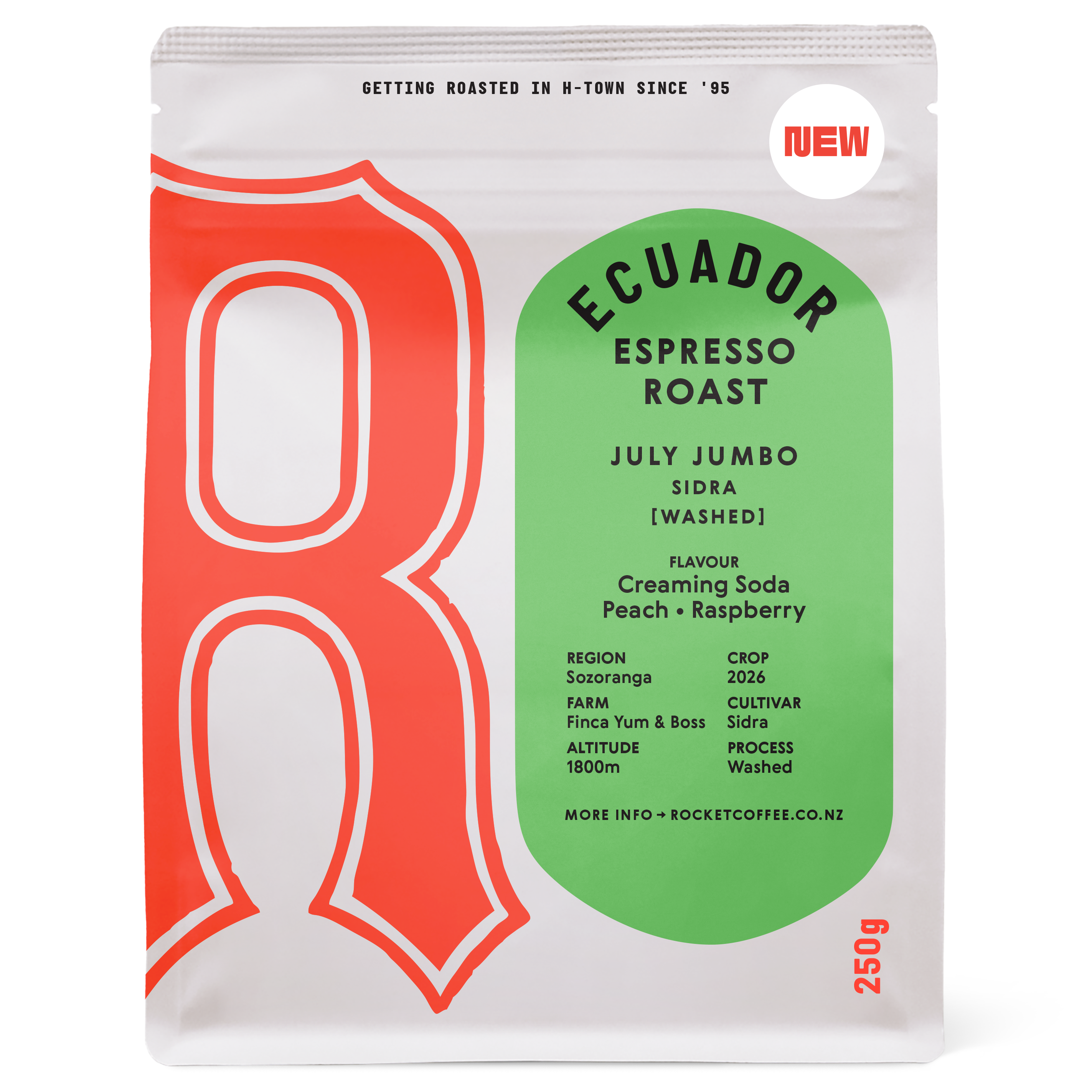 July Jumbo - Sidra [ double fermented] espresso
