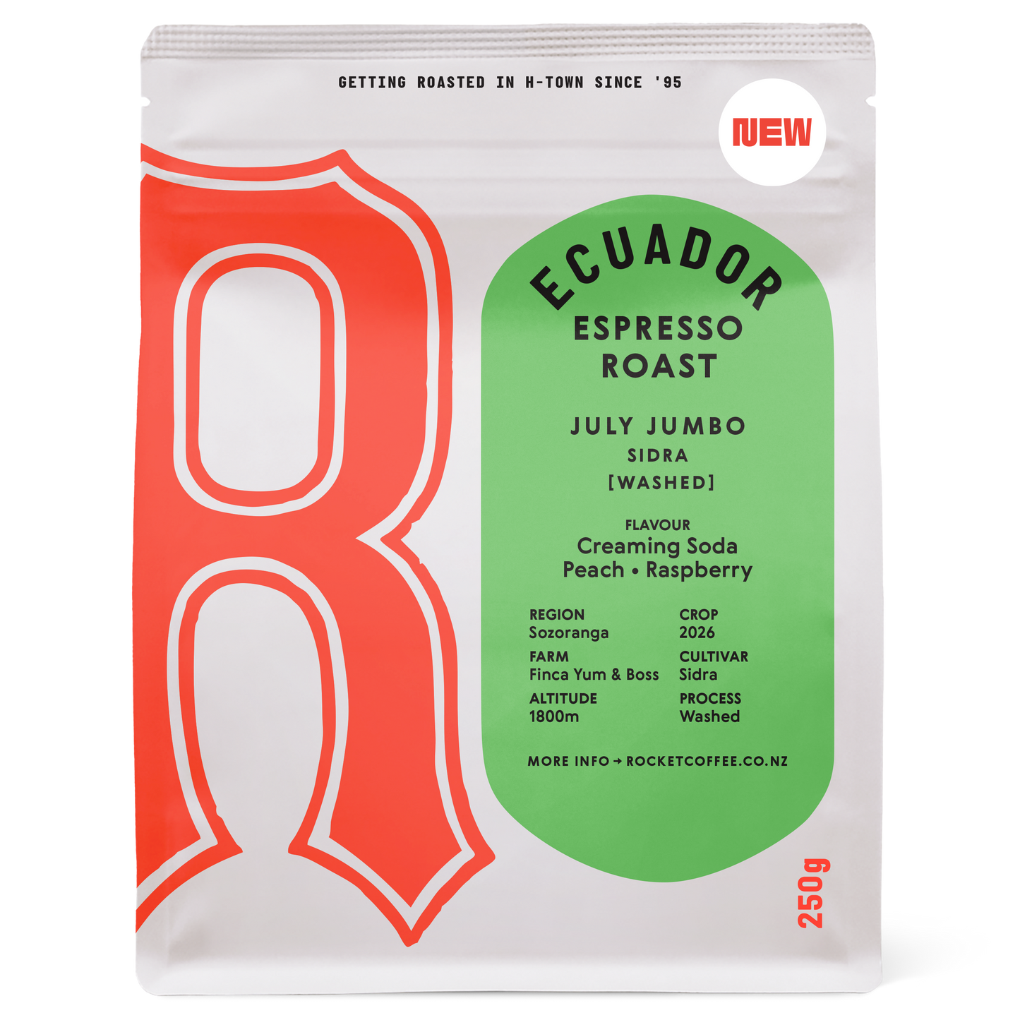 July Jumbo - Sidra [ double fermented] espresso