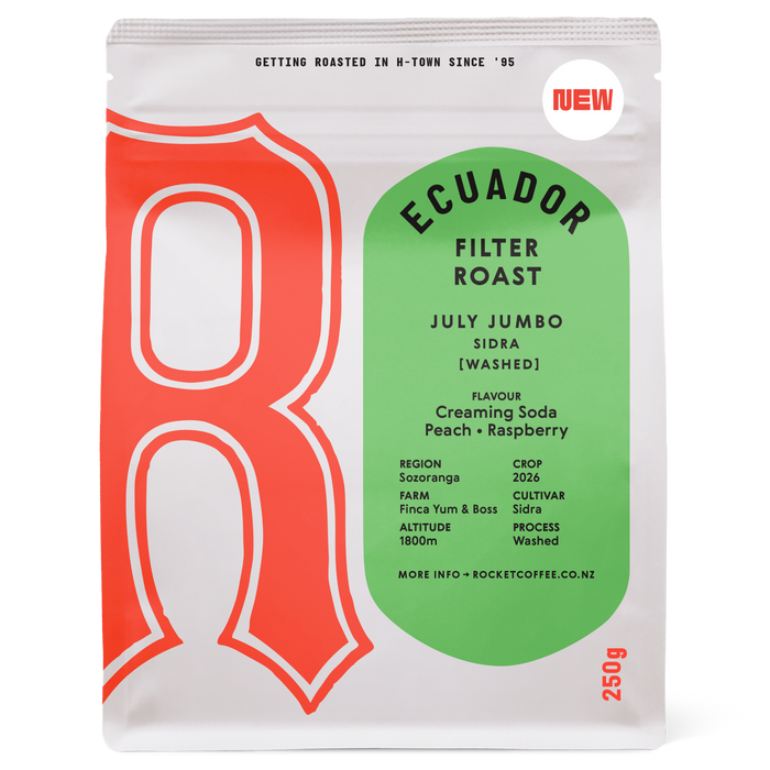 July Jumbo - Sidra [washed double fermented] filter roast